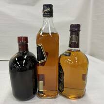 M2517(125)-547/SK3000【千葉県内のみ発送】酒 ※同梱不可　３本まとめ　SUNTORY OLD WHISKY　申歳/JOHNNIE WALKER　BLACK LABEL　12年/他_画像3