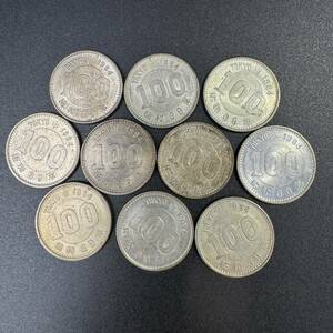 B011-159　日本古銭　１００円　１０枚　オリンピック