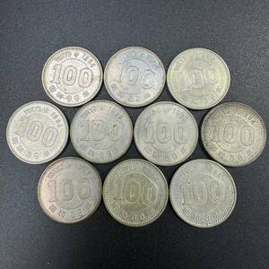B011-165　日本古銭　１００円　１０枚　オリンピック