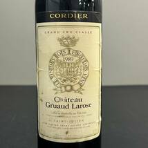 B184(012)-171/TM7000　酒　Chateau Gruaud Larose　LE VIN DES ROIS LE ROIDES VINS　1989　GRAND CRU CLASSE　12.5%　750ml　_画像8