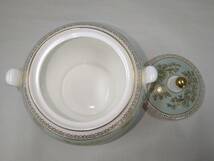 F41(012)-716/TM12000　WEDGWOOD カップ＆ソーサー、プレート等 食器まとめ　Bone China COLUMBIA SAGE GREEN　ウェッジウッド_画像4