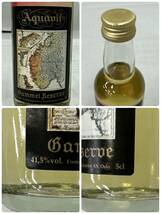 M125-535　酒　※同梱不可　10本まとめ　ミニボトル　gilde Taffel/Taffel Aquavut/THRONDHJEMS AQUAVIT/OSLO AQUAVIT/他　_画像6