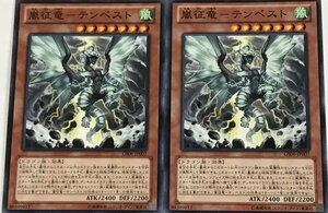 遊戯王 ノーマル 効果モンスター 2枚セット 嵐征竜-テンペスト GS06