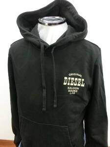 ★USED・美品【DIESEL】ディーゼルパーカー・トレーナー★ブラック/サイズＳ