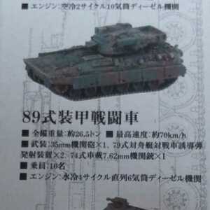 1/144 KONAMI コナミ 陸上自衛隊 装備大全 第壱弾 普通科装備 89式装甲戦闘車 箱無し