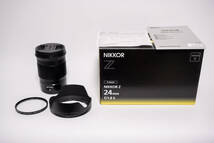【中古良品】NIKKOR Z 24mm f/1.8 S　※外箱、説明書、保証書、レンズカバー、リアキャップ、レンズフード付属。おまけ有。_画像1