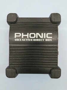 ■PHONIC DB3 ダイレクトボックス フォニック ACTIVE DIRECT BOX USED 88814■！！