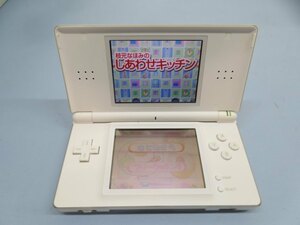 ソフト付★DS Lite ゲーム機器 クリスタルホワイト 枝元なほみのしあわせキッチン Nintendo ニンテンドー 任天堂 動作品 88751★！！