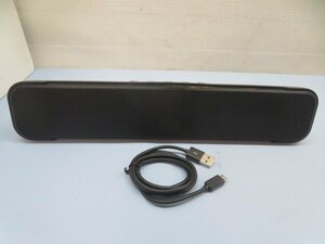 ◎AZUMA GRV-WS01 ワイヤレススピーカー ブラック USB充電ケーブル付き 動作品 88792◎！！