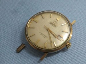 ★OMEGA SEAMASTER DE VILLLE 腕時計 14K GOLD BEZEL 自動巻き オートマチック アナログ オメガ シーマスター デビル ジャンク 88804★！！