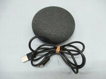 ■Google H0A スマートスピーカー Google Home Mini グーグルホーム USBケーブル付き USED 88825■！！_画像3