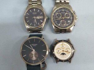 4個セット◎①SEIKO 7546-8080 TYPEⅡ ②TISSOT P372/472 ③SACSNY Y'SACCS SY-15157 ④CITIZEN Ligh+house GN-4W-U ジャンク 88860◎！！