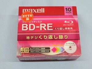 未開封/25GB★Maxell BS25VWPA.10S.BB ブルーレイディスク 10PACK マクセル 89052★！！