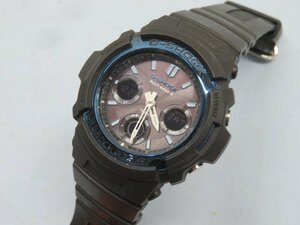 ★CASIO AWG-M100A 腕時計 G-SHOCK タフソーラー アナデジ カシオ Gショック 動作品 89205★！！