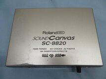 ★Roland ED SC-8820 音源モジュール SOUND Canvas ローランド エディロール サウンドキャンバス アダプター付き USED 89335★！！_画像4