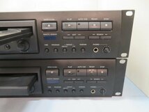 2台セット●●TASCAM CD-160 CDプレーヤー タスカム ピッチコントロール CDデッキ 業務用 ジャンク USED 89458●●！！_画像3