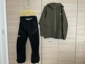 送料無料■ノースフェイス パウダーガイドジャケット＆パンツ上下セット■Mサイズ■THE NORTH FACE Powder Guide Jacket＆Pants■GORE-TEX