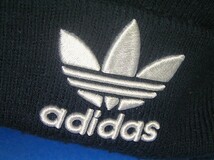 ♪ アディダス adidas ♪ニット帽 ニットキャップ ワッチ ビーニー 帽子ボウシ 灰色Gray Free Size 54㎝～57㎝ 4108■郵便送料210円_画像5