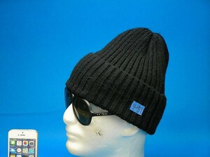  вязаная шапка! H&M H and M!Unisex чёрный Black Free-size вязаная шапка watch Beanie шляпа предотвращение шляпа 4151# mail стоимость доставки 210 иен 