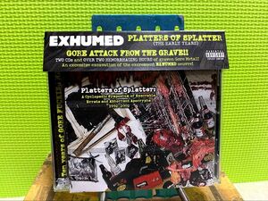 EXHUMED Platters Of Splatter 2枚組 ゴアグラインド gore grind デスメタル death metal ゴアメタル engorged impaled carcass