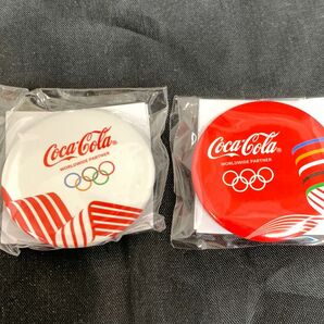 コカコーラ オリンピック 缶マグネット2個セット 非売品