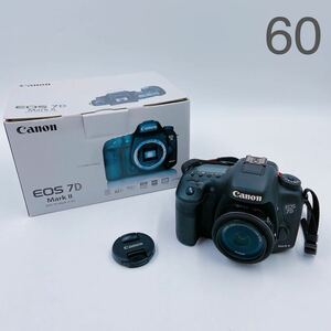 12C013 Canon キャノン デジタル カメラ デジカメ EOS MarkⅡ 7D EF-S 24mm 1:2.8 STM 52mm 元箱付