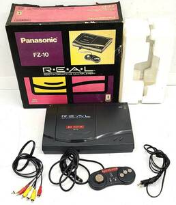 E310-W7-869 Panasonic パナソニック 3DO REAL FZ-10 インタラクティブ マルチプレイヤー 黒 TVゲーム機 箱付き 通電確認済み④
