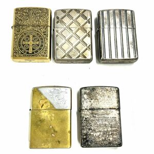 D130-C7-293 ▲ ZIPPO ジッポ オイルライター ライター 5個セット コンスタンティン ゴールドカラー 他 火花あり③