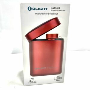 D124-W13-411 OLIGHT オーライト Baton 3 Premium Edition Red 赤 懐中電灯 ライト 充電ボックス付き 未開封③