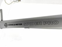 D165-W7-821 佐川 K＆M Knig & Meyer SPIDER PRO キーボードスタンド 折りたたみ式2段キーボードスタンド③_画像7