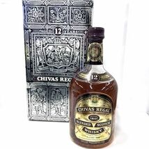 F042-W13-612 CHIVAS REGAL シーバスリーガル スコッチ ウイスキー 12年 750ml 43% 箱付き お酒 未開栓①_画像1