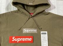 Supreme 23F/W Box Logo Hooded Sweatshirt Dark Sand L シュプリーム ボックスロゴ フーディー スウェットシャツ ダーク サンド Ash Grey_画像3