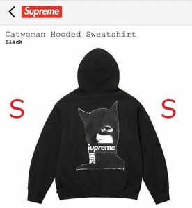 Supreme 23F/W Catwoman Hooded Sweatshirt Black / S シュプリーム キャットウーマン フーディー スウェットシャツBox Logo Sticker付 Tee