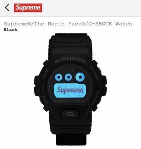 Supreme The North Face G-Shock Watch Black Supreme North Face Gee Shock White White Logo Logo Logoped The Tee 23f/w