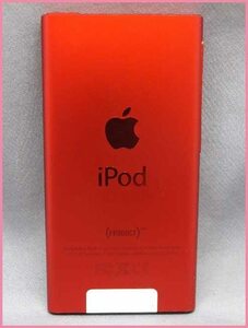 【初期化済み/ジャンク】Apple iPod nano A1446 第7世代 16GB レッド MD744J 赤 アップル アイポッド ナノ