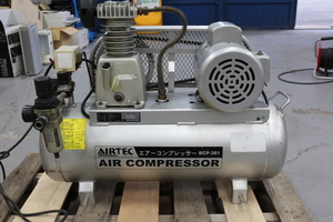 ナカトミ NAKATOMI AIRTEC BCP-381 エアー コンプレッサー 屋内用 100V タンク容量38L