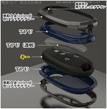 新品即決 スズキ メタル TPU 黒 キーケース キーカバー エブリイワゴン ワゴンR パレット ソリオ MRワゴン アルトワークス アクセサリー_画像3