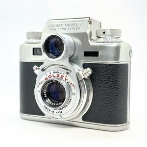 【動作確認済！】 ボルシー BOLSEY MODEL C WOLLENSAK ROCHESTER 44mm F3.2 フィルムカメラ 二眼 レンジファインダー 【2288184-1/210】