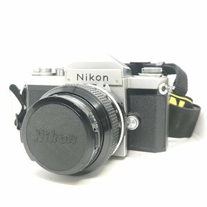 【動作確認済！】 Nikon ニコン F アイレベル 50mm 1:14 レザーケース付き フィルムカメラ【2288184-1/210】
