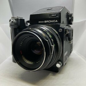 【動作確認済！】ZENZA BRONICA ゼンザブロニカ　AE-Ⅱ 50mm75mm105mmレンズ3本付き【2352632-1/208】