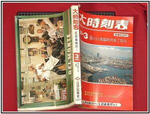 p4168『大時刻表 弘済出版社 S56年3月 no.215』日本旅行協力/観梅臨時列車収録/特急列車索引一覧