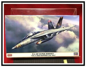 p4471『プラモデル』『1/72 F/A-18F スーパーホーネット VFA-11 レッドリッパーズCAG 2013 [02385]』ハセガワ　未組立