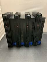 PS2 PlayStation2 本体ブラック 厚型 SCPH-39000 2台SCPH-10000/SCPH-18000 薄型SCPH-75000 ホワイト2台SCPH-70000 ジャンク　1円スタート_画像2