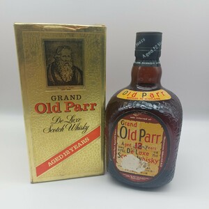 ●② Grand Old Parr グランドオールドパー 12年 スコッチウイスキー　古酒　未開栓　箱傷有