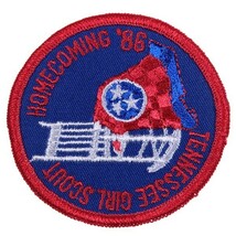 PI195 TENNESSEE GIRL SCOUT HOMECOMING ’86 丸形 ワッペン パッチ ロゴ エンブレム アメリカ 米国 USA 輸入雑貨_画像1