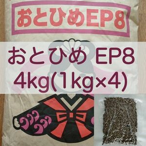 【送料無料】おとひめEP8 沈下性 4kg(1kg×4) 真空パック エイ ポリプテルス エンドリ ダトニオ キャット なまず