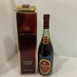 QW3131 【未開栓】古酒 CAMUS カミュ GRAND VSOP グリーンボトル コニャック ブランデー 40% 700ml 1211