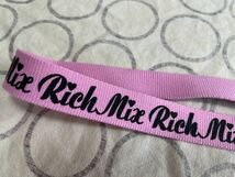 RichMix ブランドロゴのプリントかわいいキッズ布ベルト ピンク_画像4
