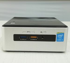 【LinuxOS Ubuntu22.10】intel NUC5i3RYH 小型ファンレスパソコン core i3 5010U SSD128GB メモリ4GB 有線無線LAN 即日発送【H23120715】