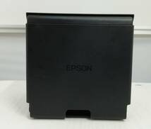 【印字OK】EPSON/エプソン レシートプリンター TM-m30 MODEL M335B ブラック USB/LAN/Bluetooth対応 紙幅80mm AC欠 錆あり【H23121406】_画像4